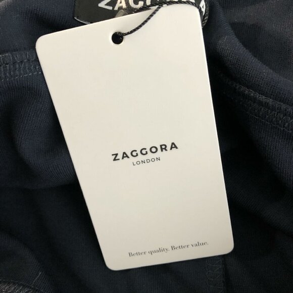 Zaggora Runway Pants Navy Blue With Side Striped - Picture 5 of 8